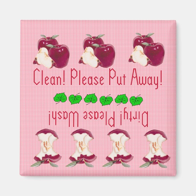 Íman de máquina de lavar louça (Frente)