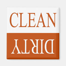 Íman de máquina de lavar louça de laranja limpo