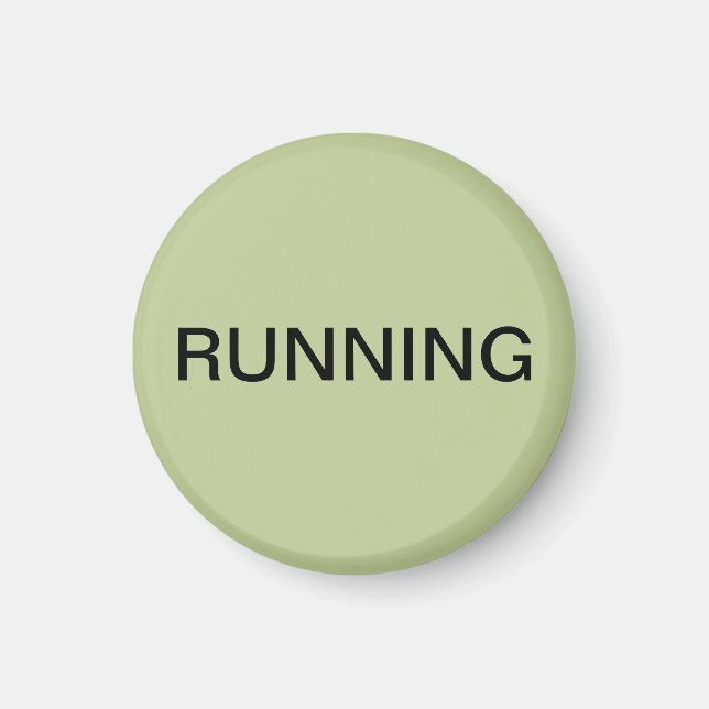 Íman de máquina de lavar louça verde (Frente)