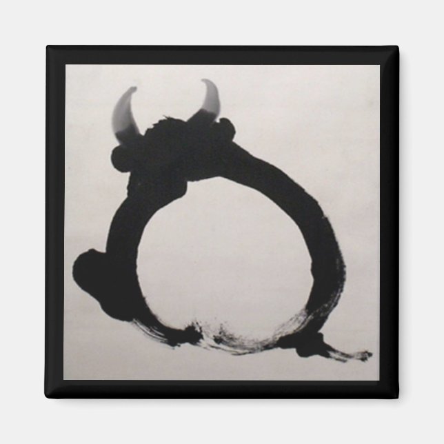 Íman de meditação Zen (Frente)