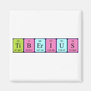 Íman de mesa periódica Tiberius