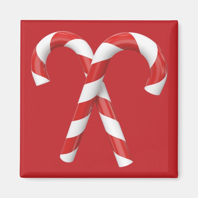 Íman de Natal Candy Canes (Frente)