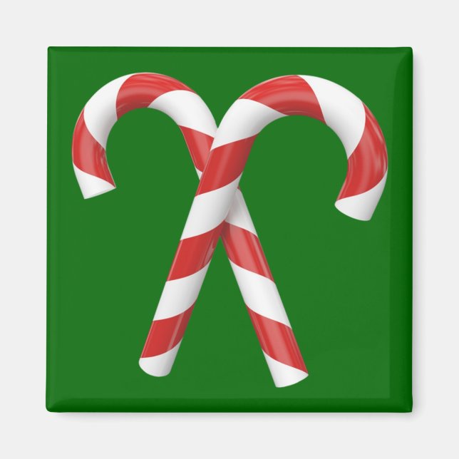 Íman de Natal Candy Canes (Frente)