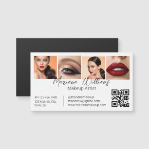 íman de negócios de artista de maquiagem código qr