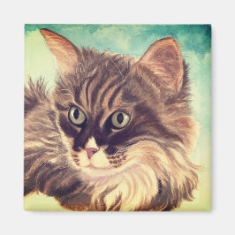 Íman de nuvem Fluffy Cat