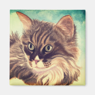 Íman de nuvem Fluffy Cat