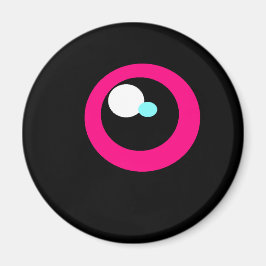 Íman de Olho de Imagem Monstro Rosa-Quente #1