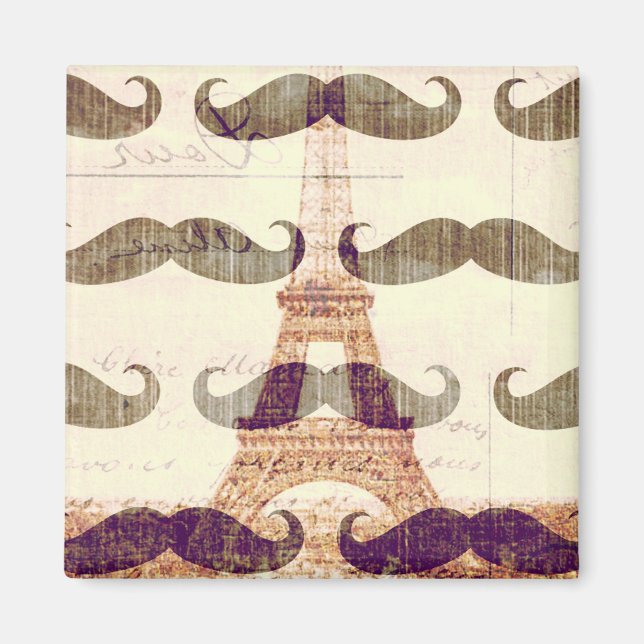 Íman De Paris com bigode (Frente)