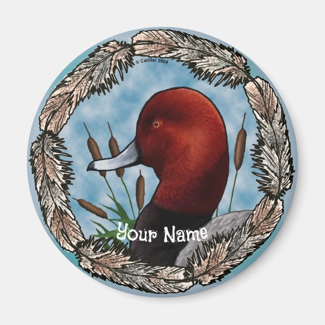 Íman de Pato Vermelho (Frente)