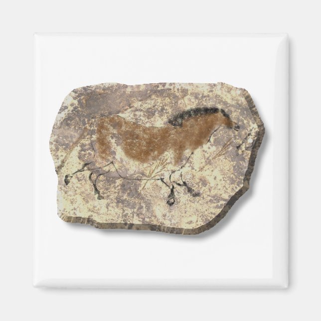 Íman de pedra de cavalo chinês (Frente)