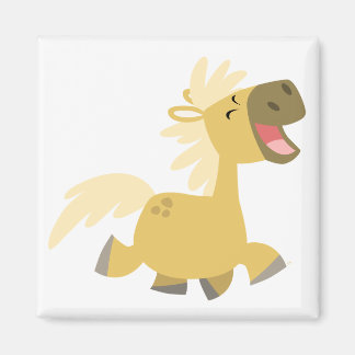 Íman de Pony de Cartoon Rindo