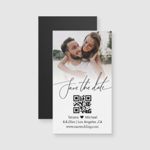 íman de qr code minimalista moderno para salvar a 