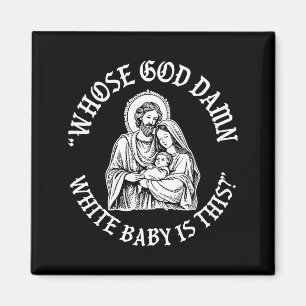 Íman De Quem é esse Deus Branco Bebê É um Natal Engraça
