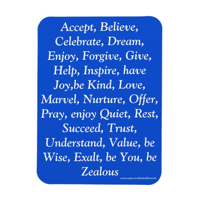 Íman de recuperação azul (Vertical)