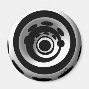 Íman de rodas em órbita