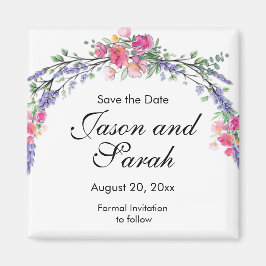 Íman de rosas rosa lavanda eucalipto