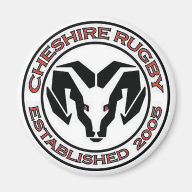 íman de rugby de Cheshire (Frente)
