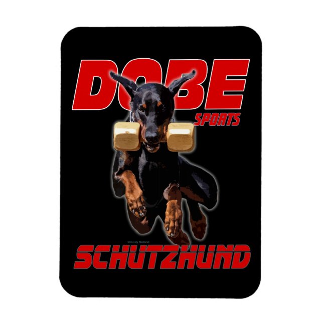 Íman de salto Dobermann Pinscher schutzhund (Vertical)