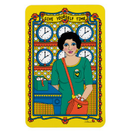 Íman Dê-se Tempo_B_4x6 Ímã de Geladeira