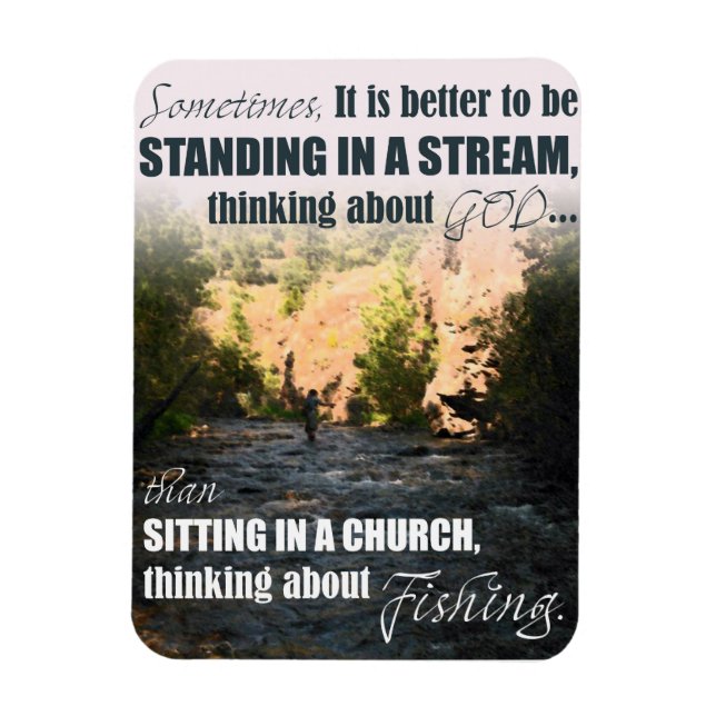 Íman de Sentimentos de Pesca (Vertical)