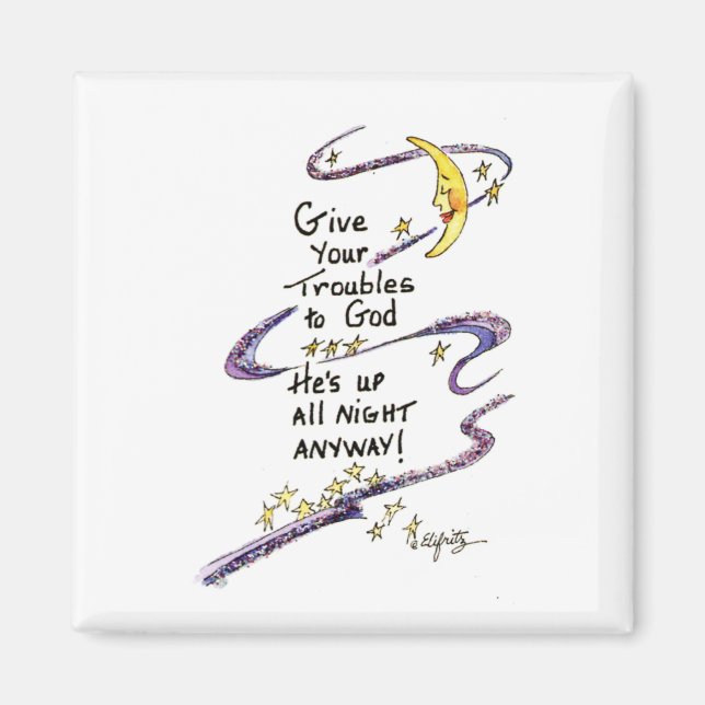 Íman Dê seus problemas a Deus (Frente)