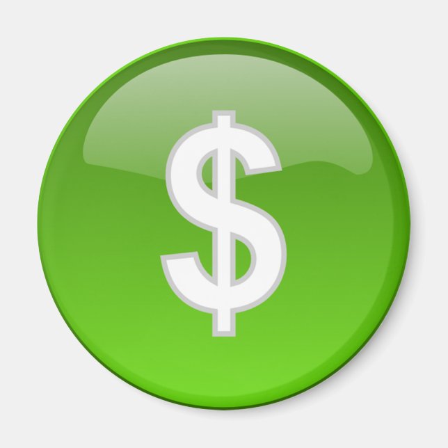 íman de sinal de dólar (Frente)