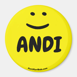 Íman de sorriso amarelo ANDI