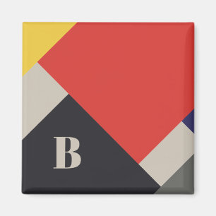 Íman De Stijl Inspirou o Monograma dos Quadrados Primár