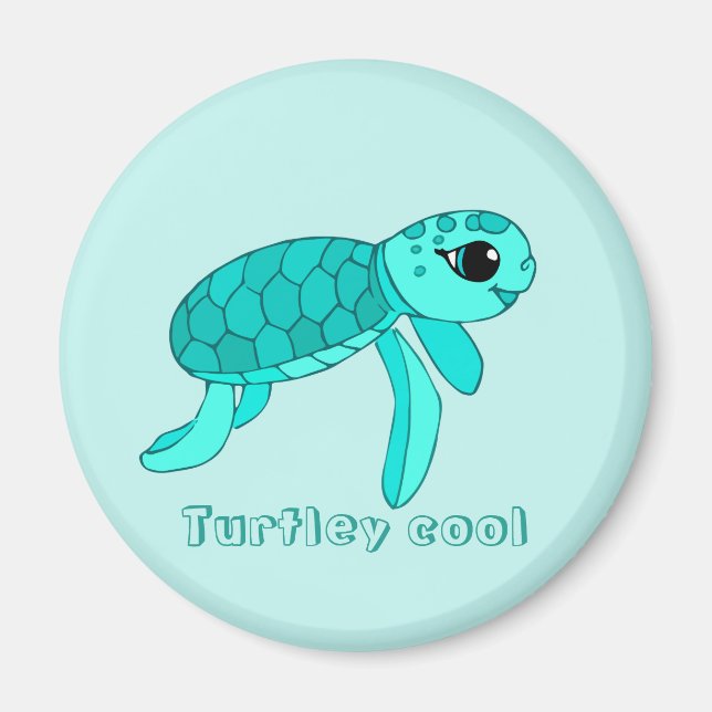 Íman de tartaruga legal turtley (Frente)
