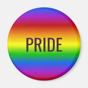 Íman de texto personalizado do arco-íris