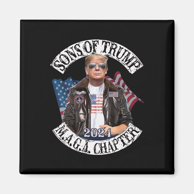 Íman De Trump Maga Capítulo 2024 (Frente)