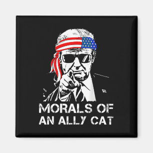 Íman De um gato aliado engraçado Trump 2024 Presidente
