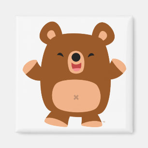 Íman de Urso de Cartoon Gelado