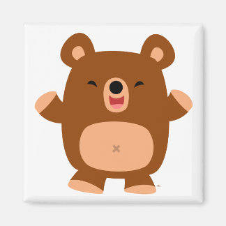 Íman de Urso de Cartoon Gelado