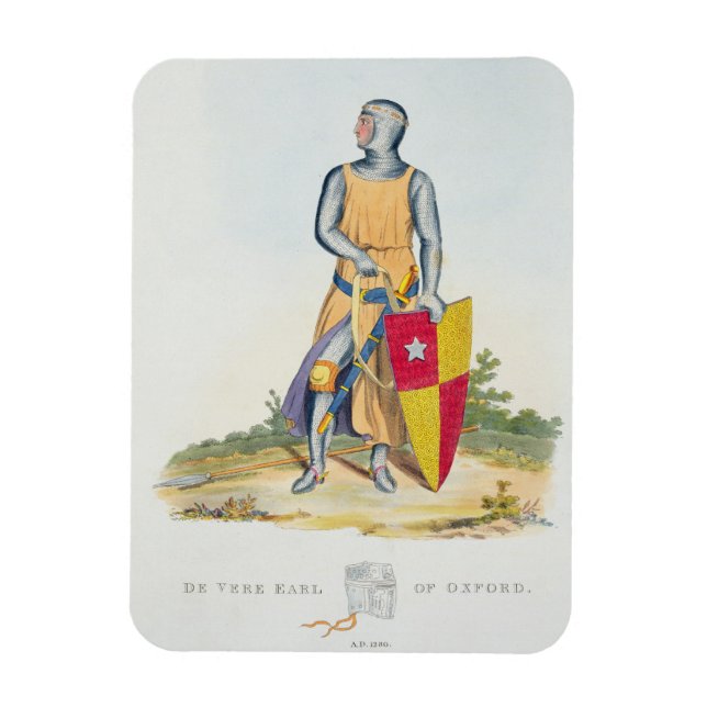 Íman De Vere, Conde de Oxford, 1280, de 'Antigo Armou' (Vertical)