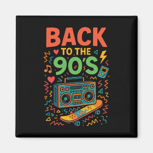 Íman De Volta À Antiga Escola Da Vintage Retro Dos Anos