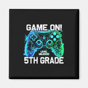 Íman De Volta à Escola Meninos do 5º Ano Gamer Primeiro