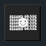 Íman De volta à escola, professor do segundo grau<br><div class="desc">Camisa Do Segundo Grau,  Camisa De Professores Do Segundo Grau,  Camisa De Professores Do segundo,  Camisa De Professores De Grau 2,  Presente De Professora Do Segundo Grau,  Camisetas Do segundo</div>