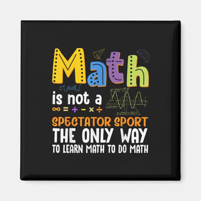 Íman De Volta À Matemática Na Escola Não É Um Espectado (Frente)