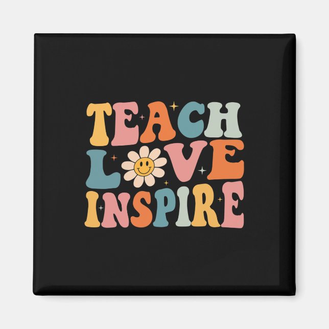 Íman De Volta às Aulas Ensine Amor Inspire Professores  (Frente)