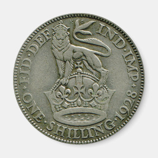 Íman de xelim britânico de 1928