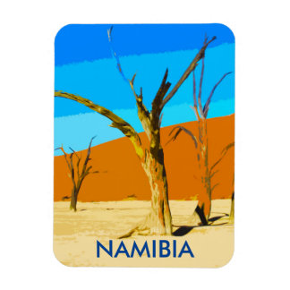 Íman Deadvlei Namibia Viagem do Magnet de Arte Vintage