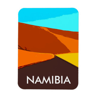 Íman Deadvlei Namibia Viagem do Magnet de Arte Vintage