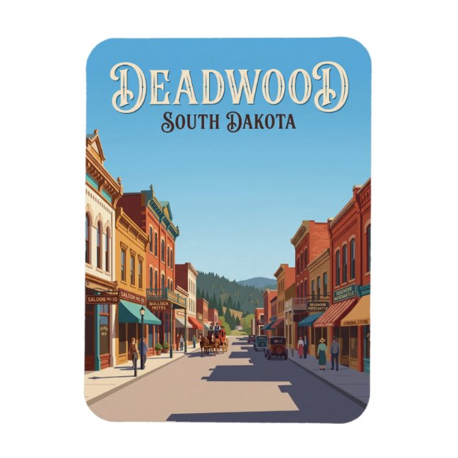 Íman Deadwood Dakota do Sul (Vertical)