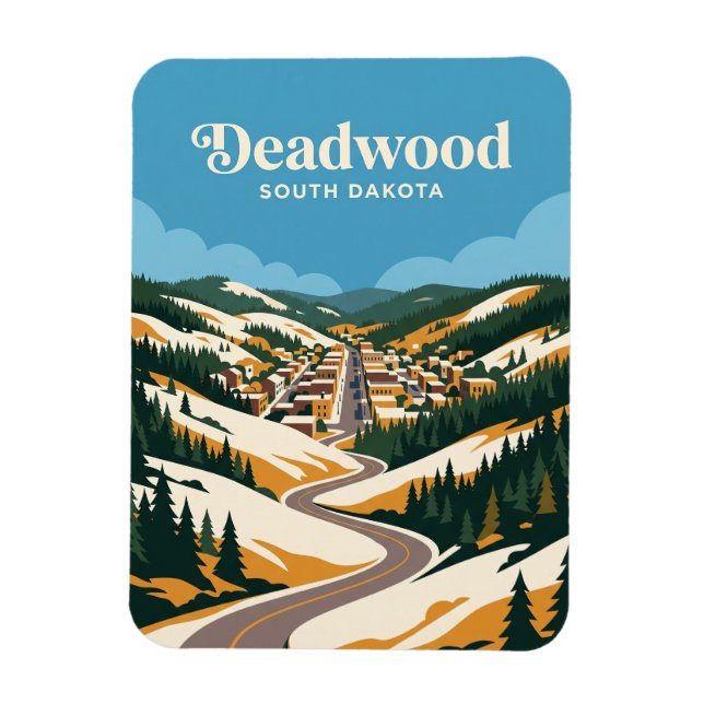 Íman Deadwood Dakota do Sul (Vertical)