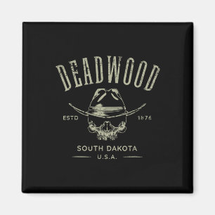 Íman Deadwood Dakota do Sul EUA Design Angustiado Lembr