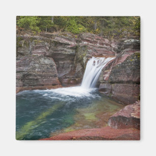 Íman Deadwood Falls no Reynolds Creek no outono em