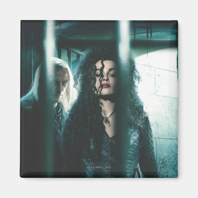 Íman Deathly Hallowly - Bellatrix e Lucius (Frente)