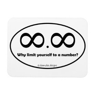 Íman Decalque da infinidade do ponto de Infininity