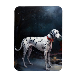 Íman Decência de Natal Dalmaciana Snowy Sleigh